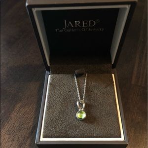 Pandora August birthstone necklace